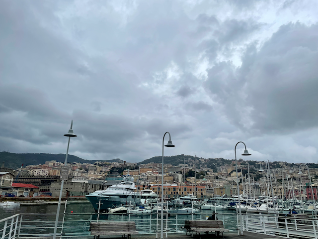 Genua bei Regen